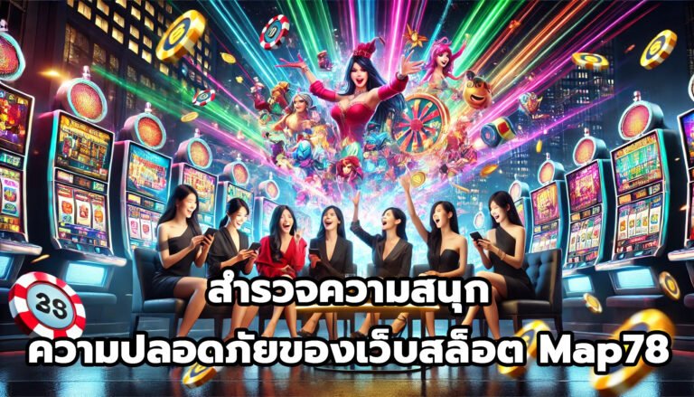 สำรวจความสนุกและความปลอดภัยของเว็บสล็อตออนไลน์ map78-4
